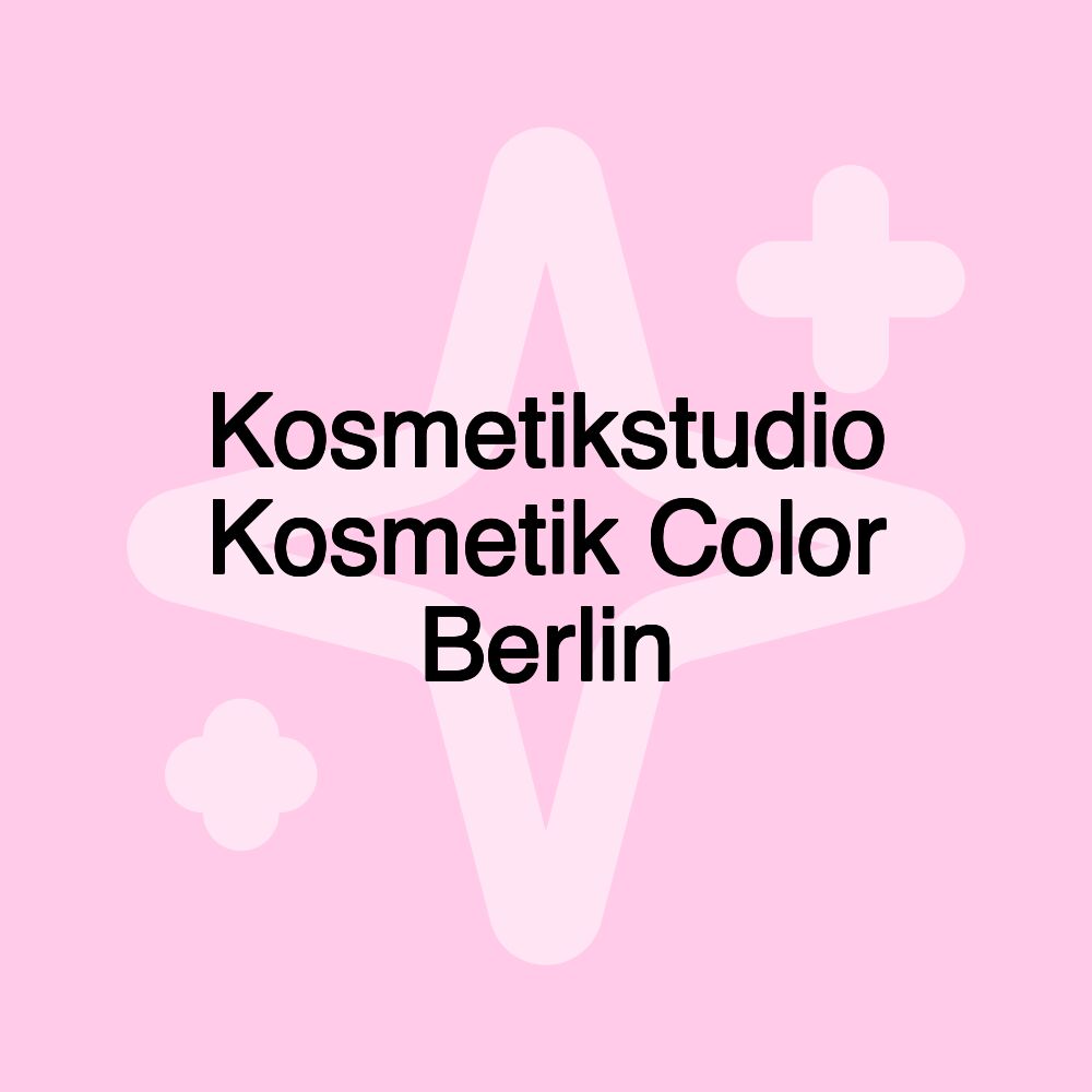 Kosmetikstudio Kosmetik Color Berlin