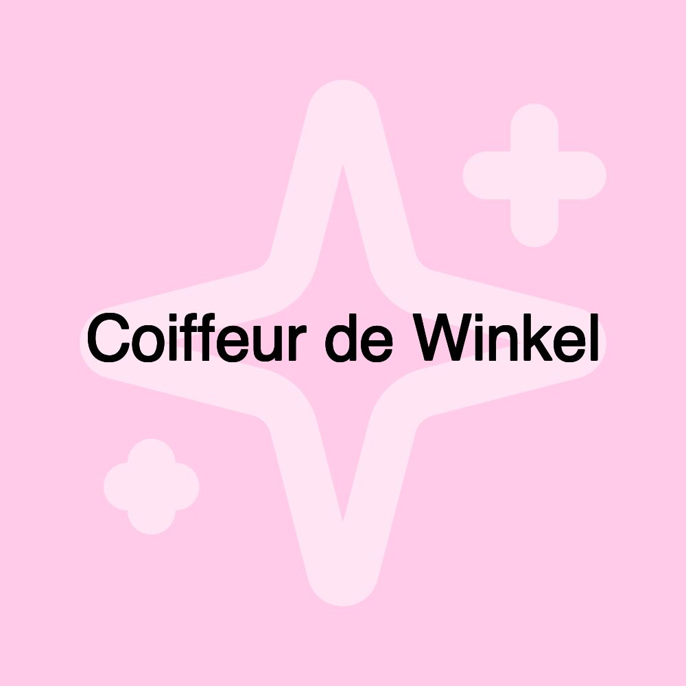 Coiffeur de Winkel