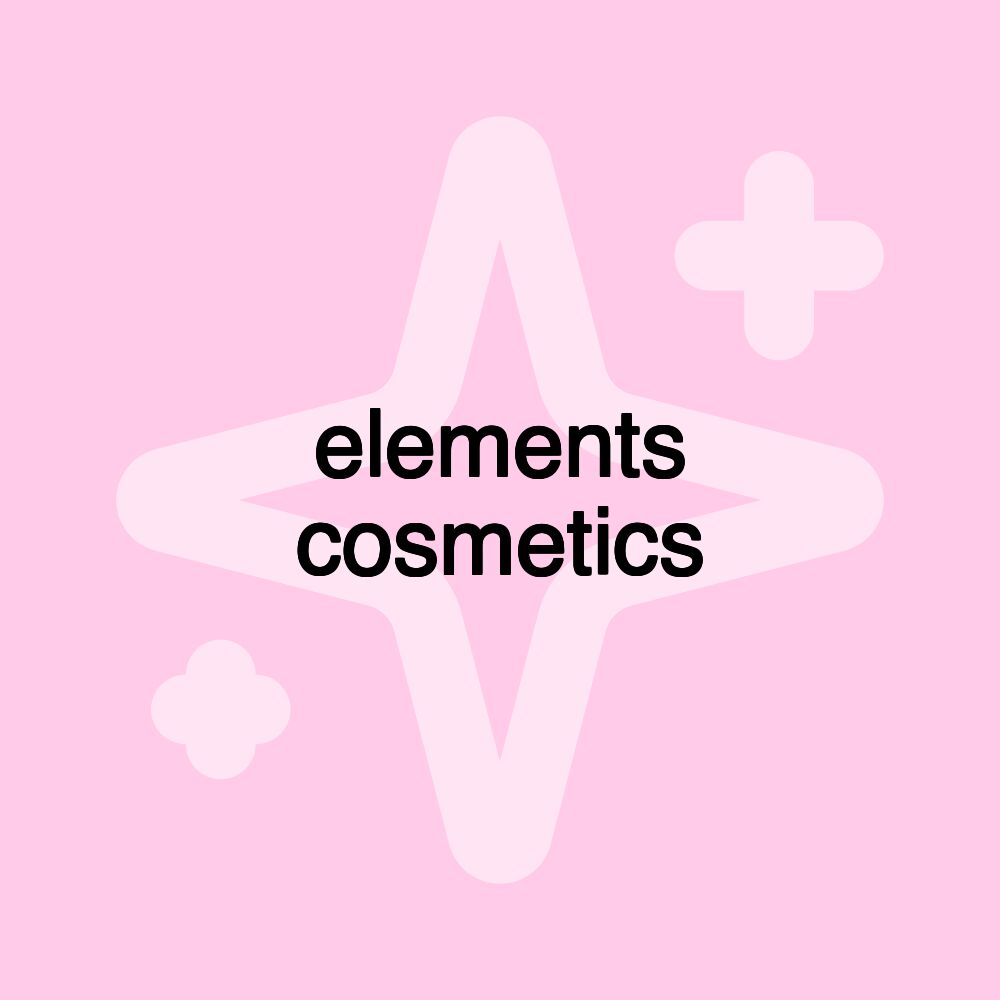 elements cosmetics