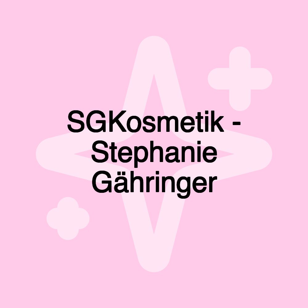 SGKosmetik - Stephanie Gähringer