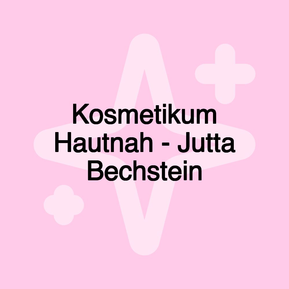 Kosmetikum Hautnah - Jutta Bechstein