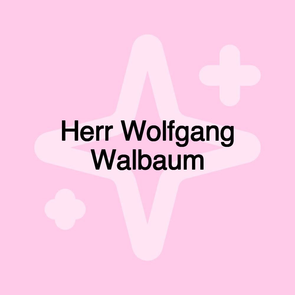 Herr Wolfgang Walbaum