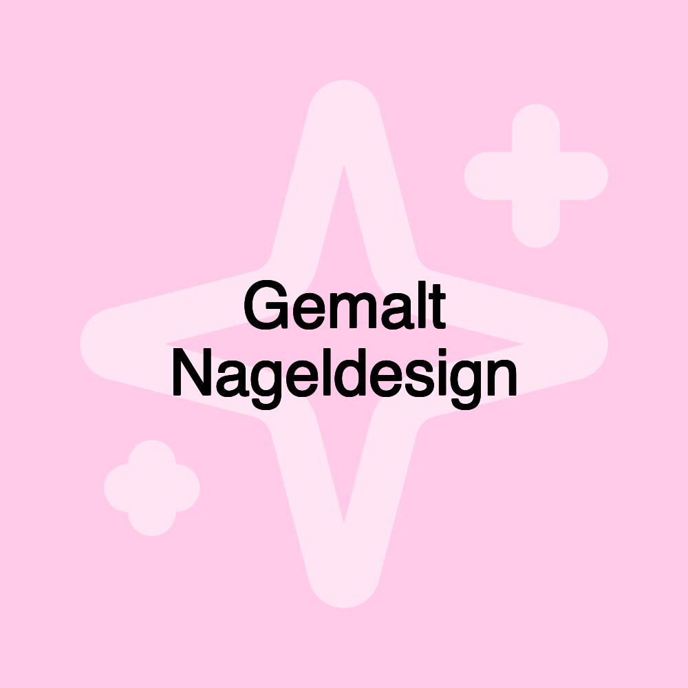 Gemalt Nageldesign