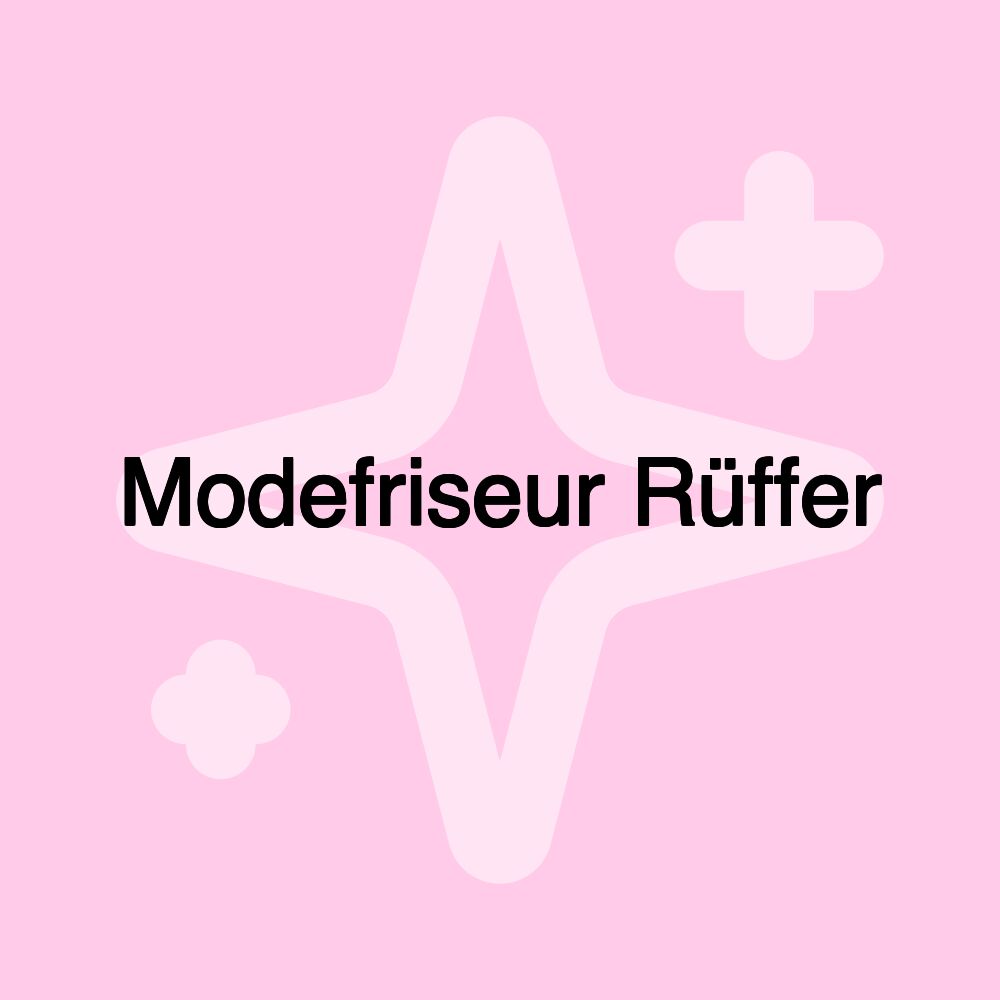 Modefriseur Rüffer