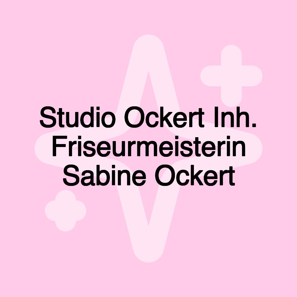 Studio Ockert Inh. Friseurmeisterin Sabine Ockert