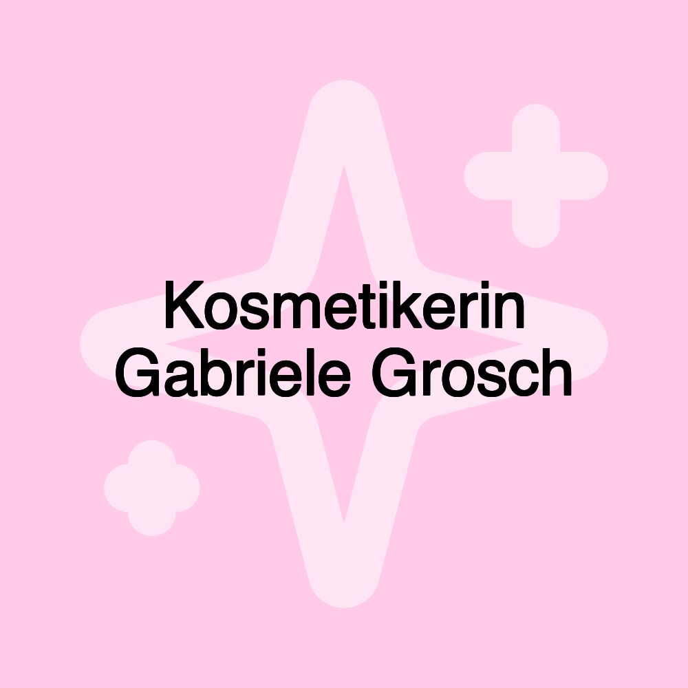 Kosmetikerin Gabriele Grosch