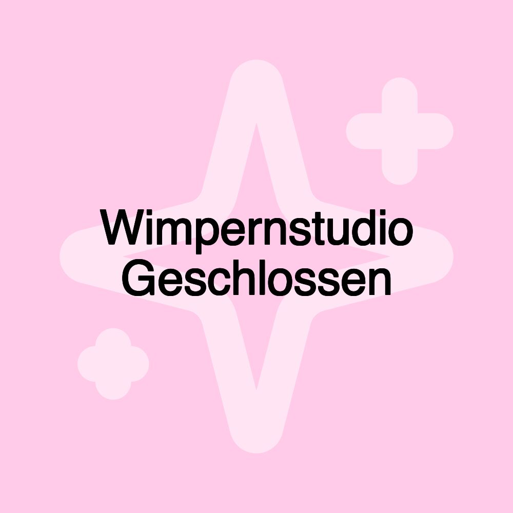 Wimpernstudio Geschlossen