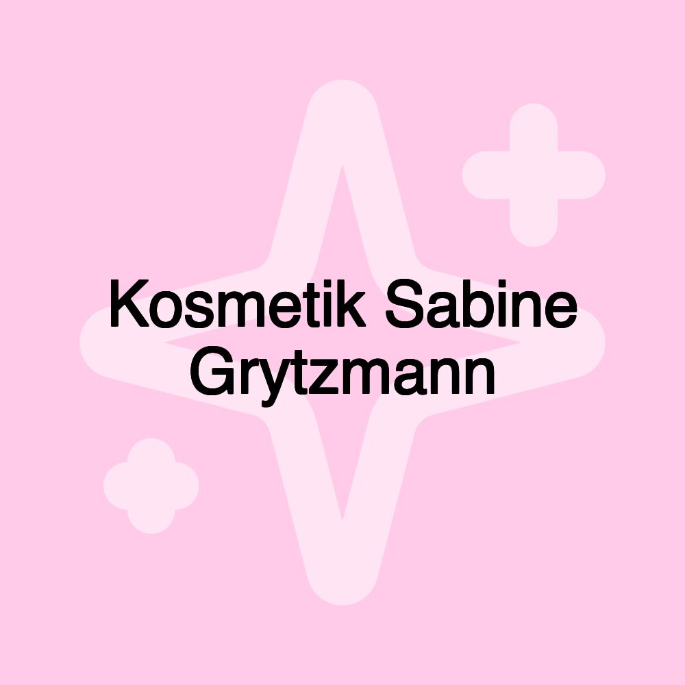 Kosmetik Sabine Grytzmann