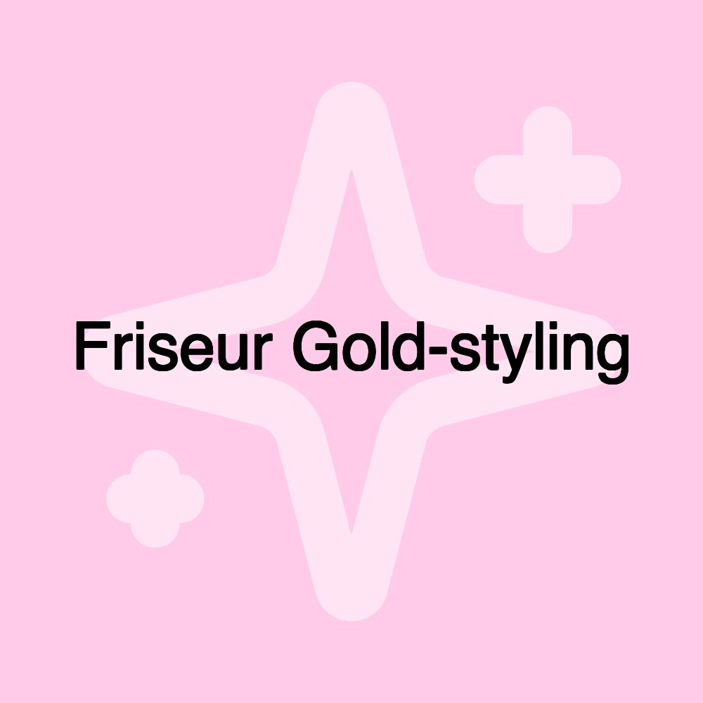 Friseur Gold-styling