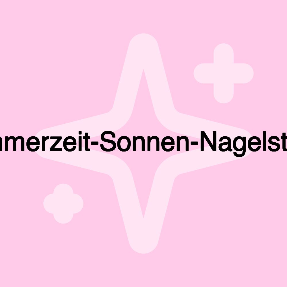 Sommerzeit-Sonnen-Nagelstudio