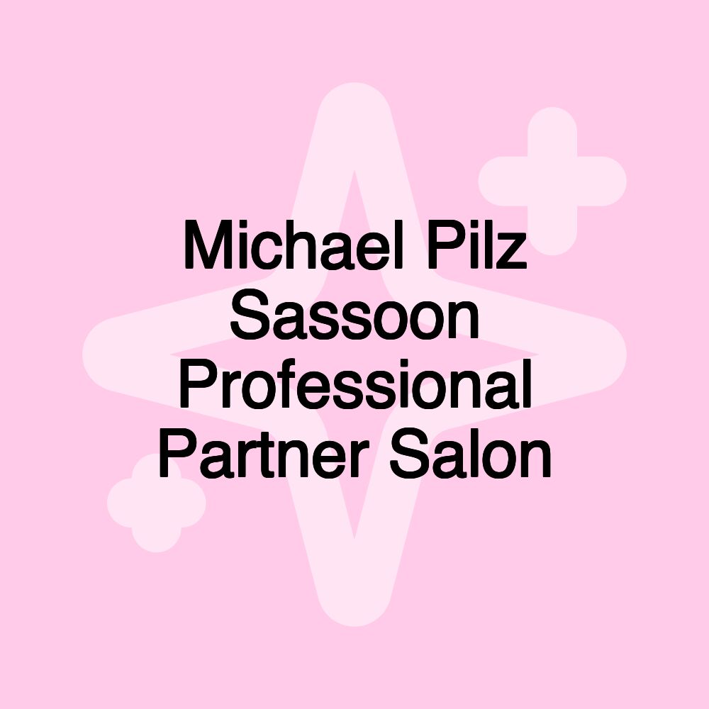 Michael Pilz Sassoon Professional Partner Salon