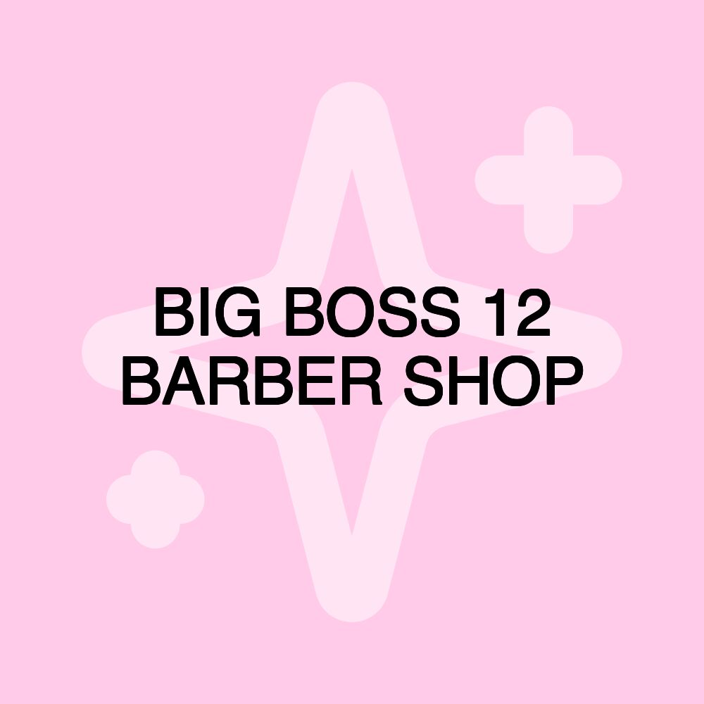 BIG BOSS 12 BARBER SHOP