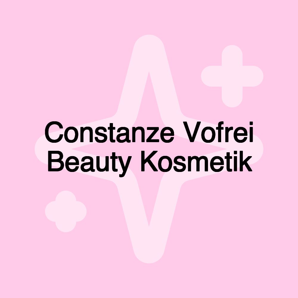 Constanze Vofrei Beauty Kosmetik