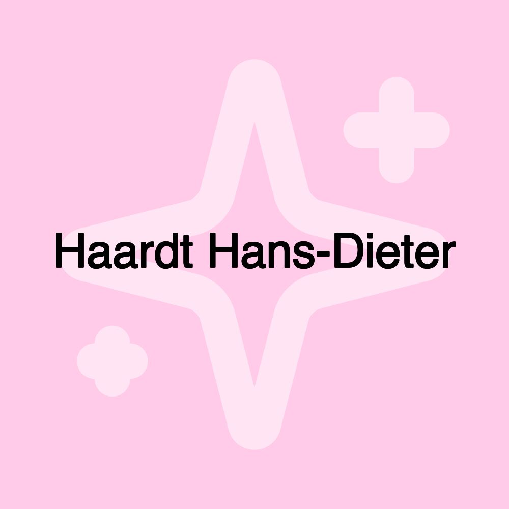 Haardt Hans-Dieter