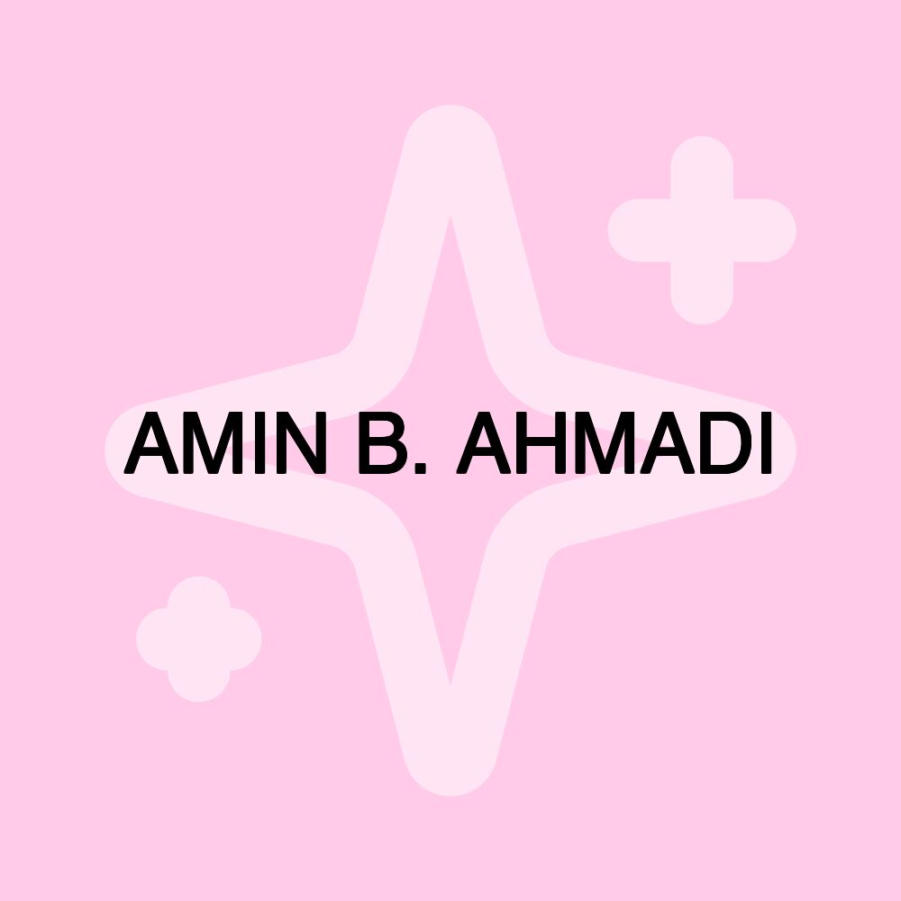 AMIN B. AHMADI