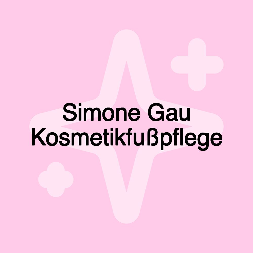 Simone Gau Kosmetikfußpflege