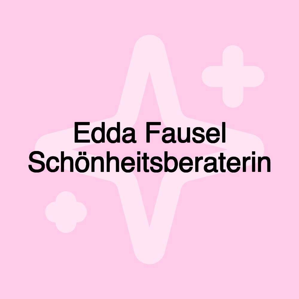 Edda Fausel Schönheitsberaterin