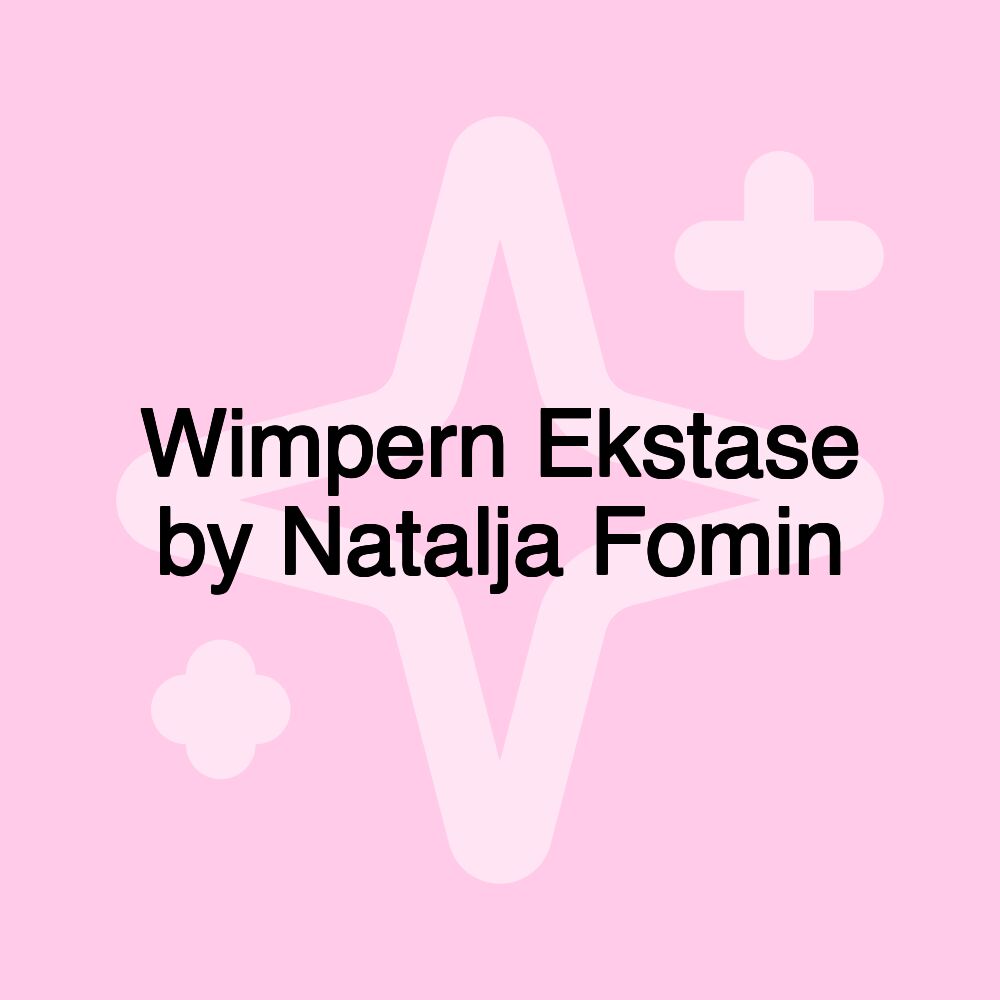 Wimpern Ekstase by Natalja Fomin