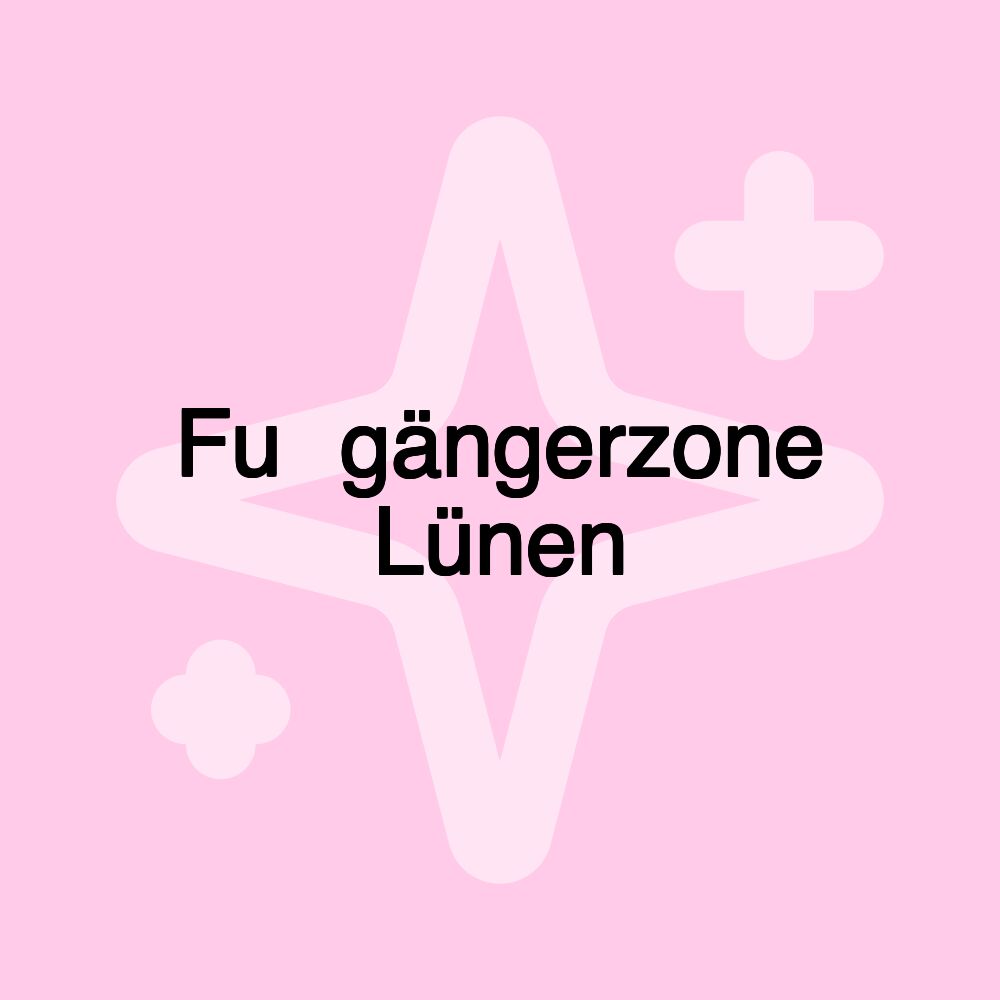 Fuẞgängerzone Lünen