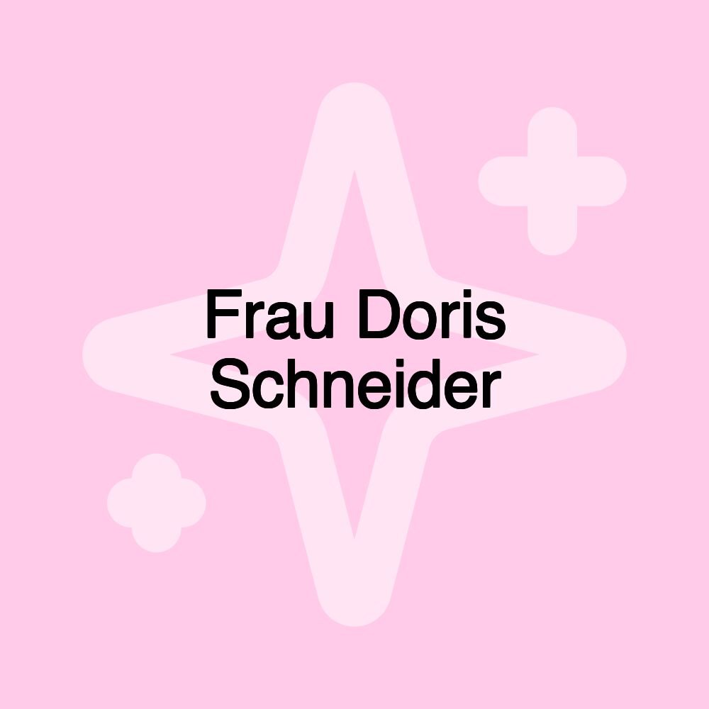 Frau Doris Schneider