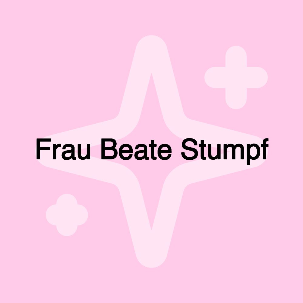 Frau Beate Stumpf