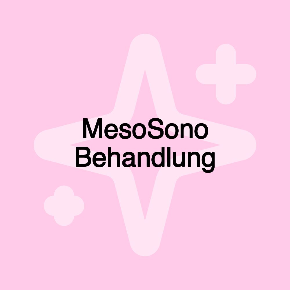 MesoSono Behandlung