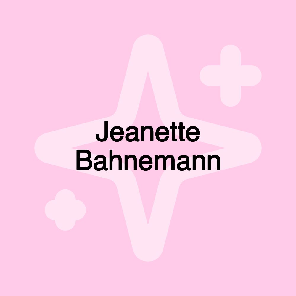 Jeanette Bahnemann