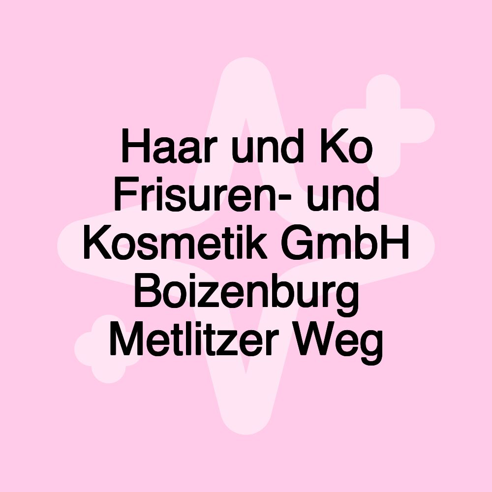 Haar und Ko Frisuren- und Kosmetik GmbH Boizenburg Metlitzer Weg