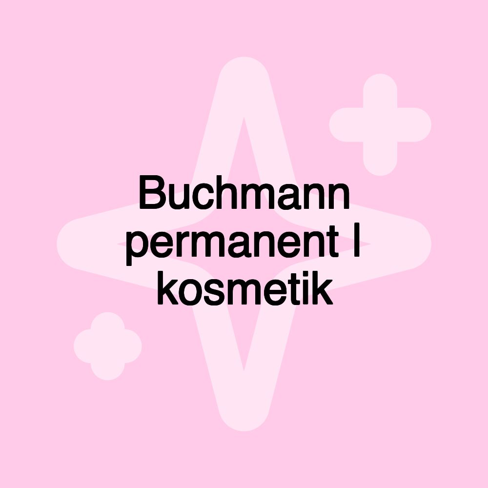 Buchmann permanent | kosmetik