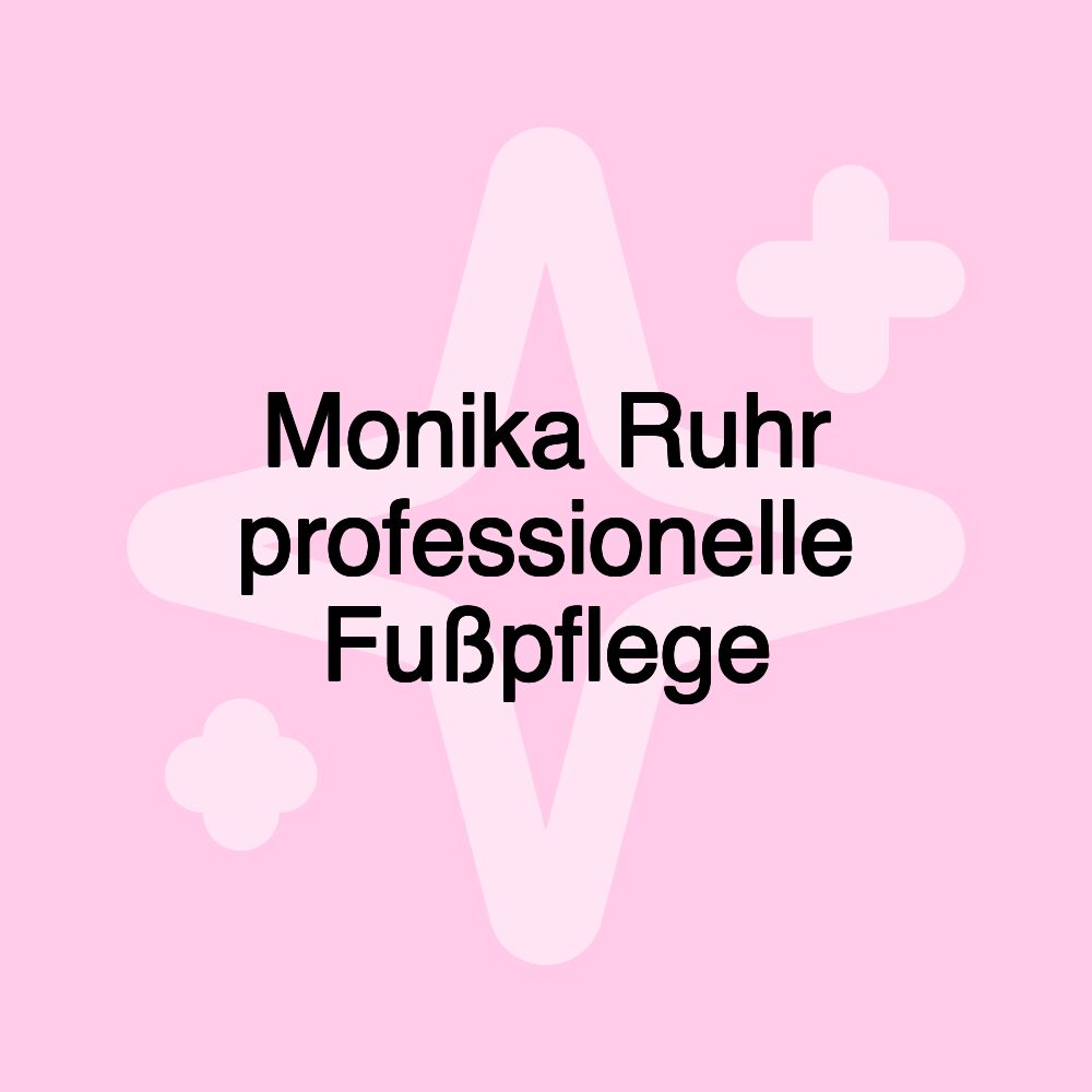 Monika Ruhr professionelle Fußpflege