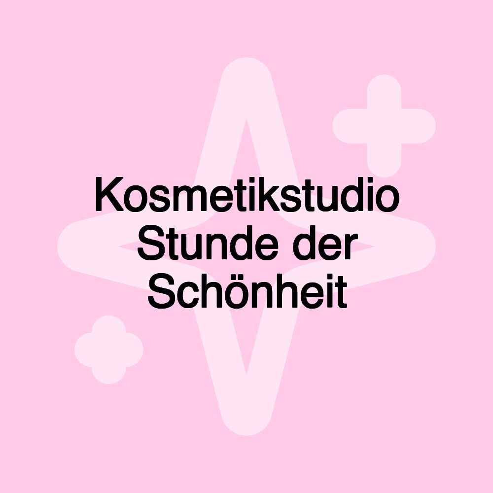 Kosmetikstudio Stunde der Schönheit