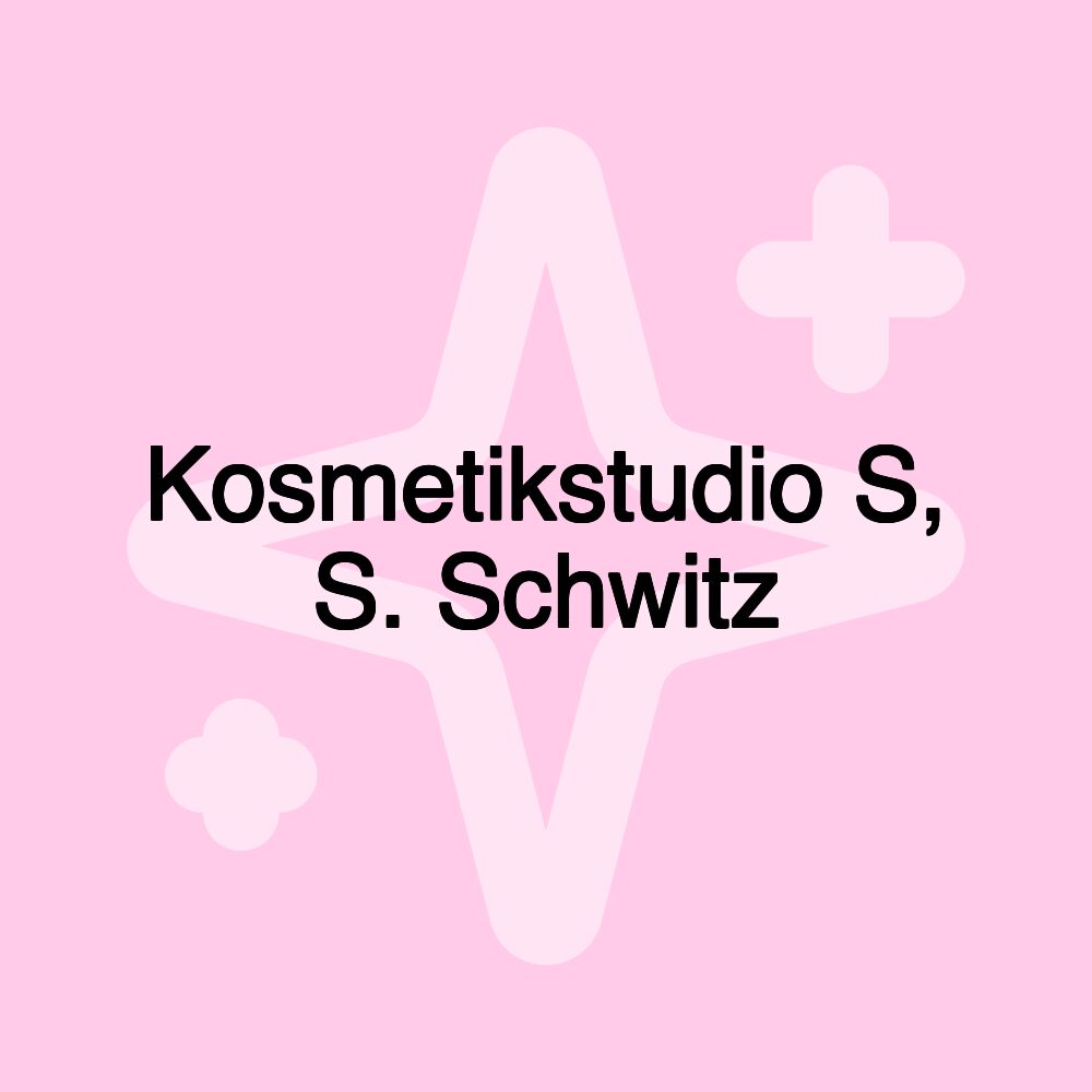 Kosmetikstudio S, S. Schwitz