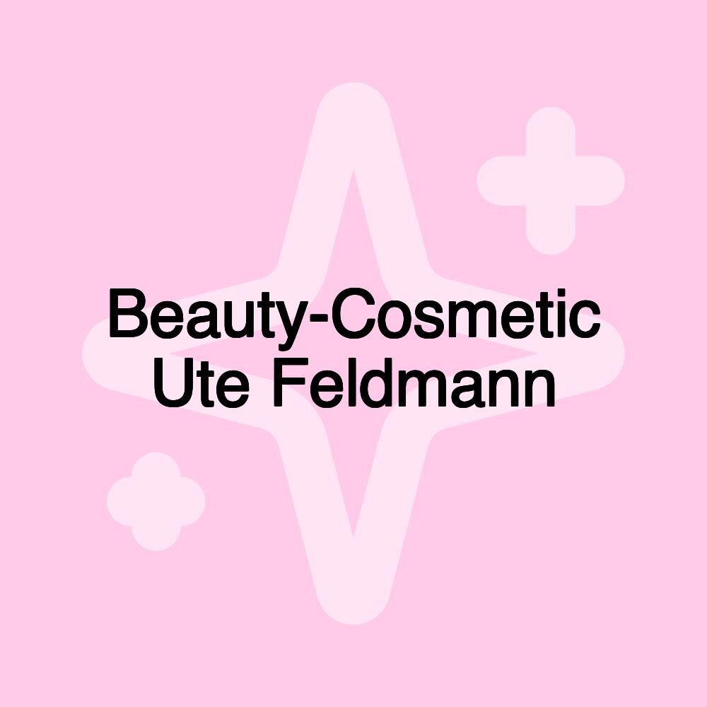 Beauty-Cosmetic Ute Feldmann