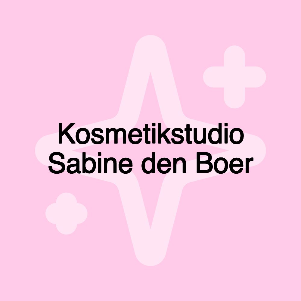 Kosmetikstudio Sabine den Boer