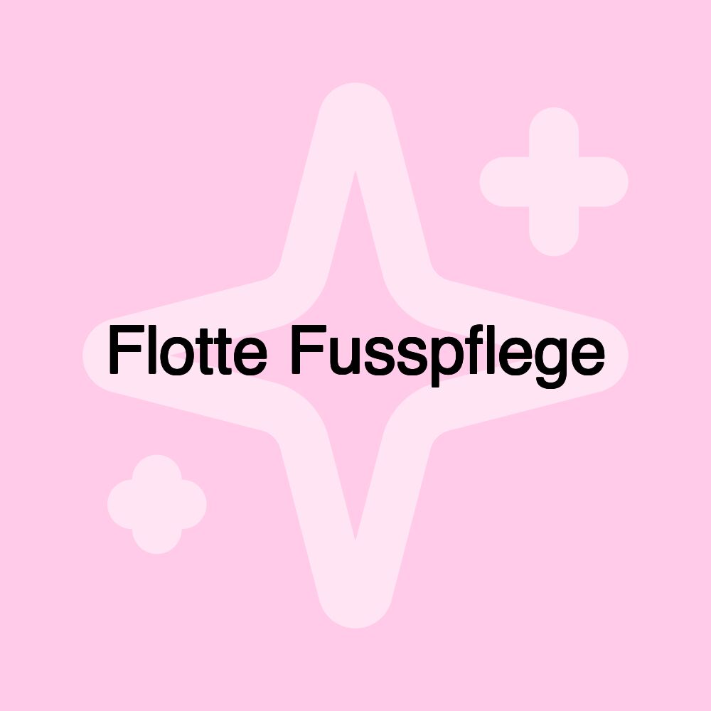 Flotte Fusspflege