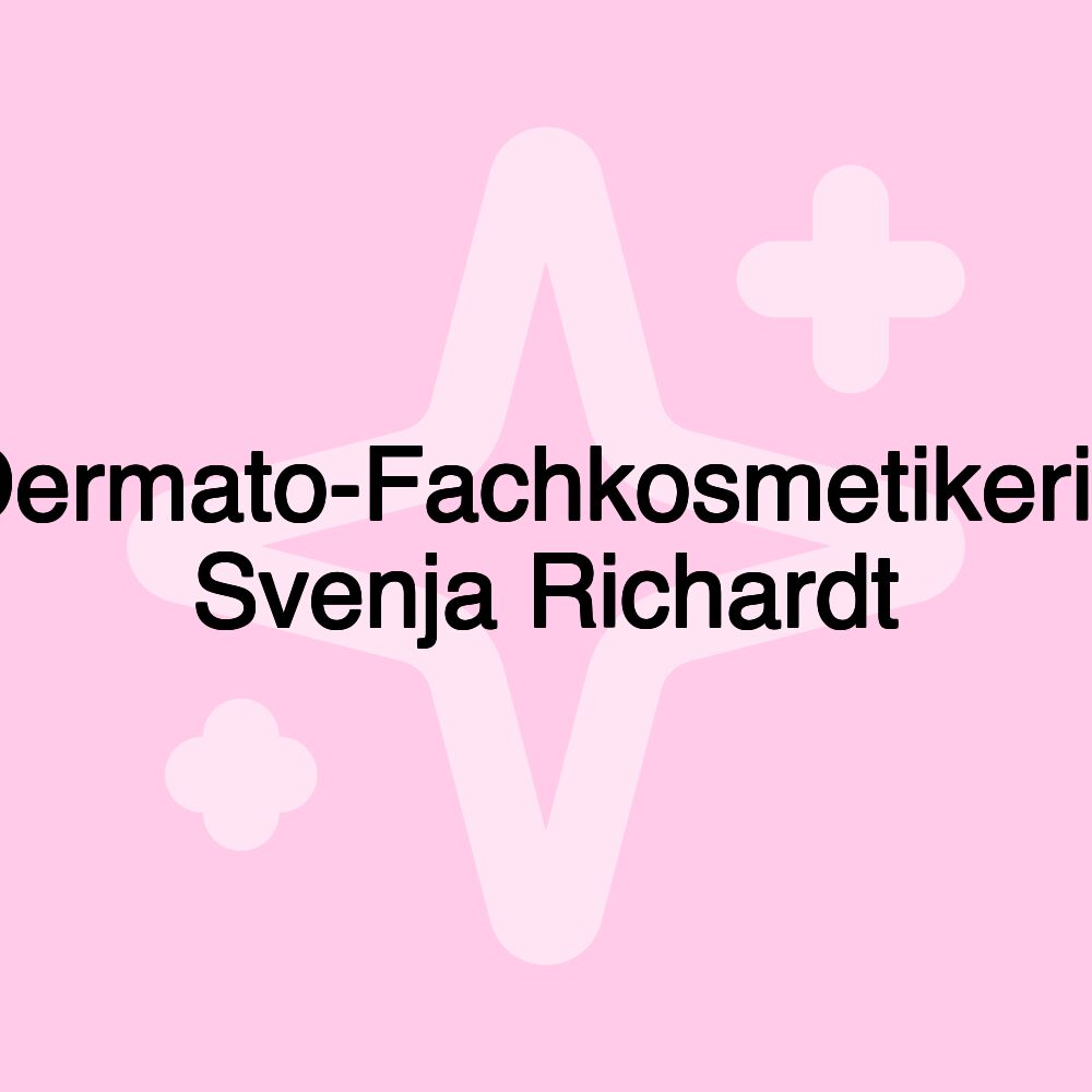 Dermato-Fachkosmetikerin Svenja Richardt