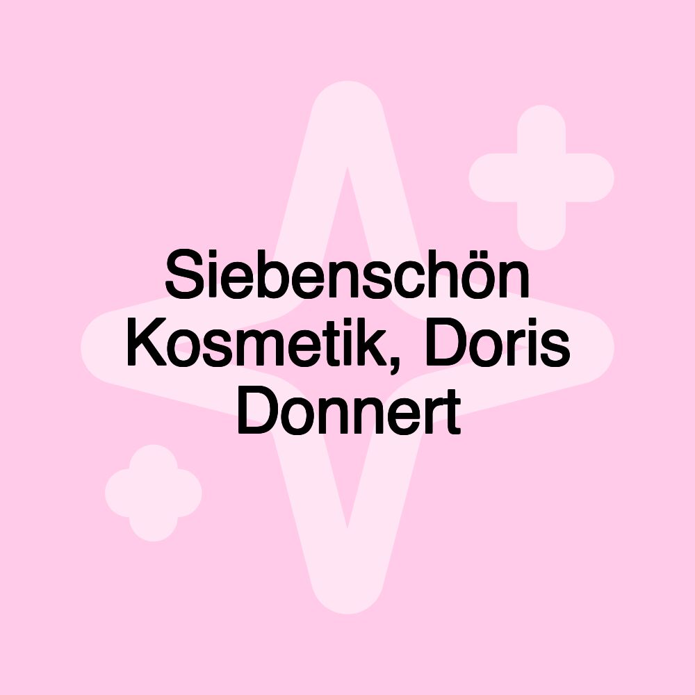 Siebenschön Kosmetik, Doris Donnert