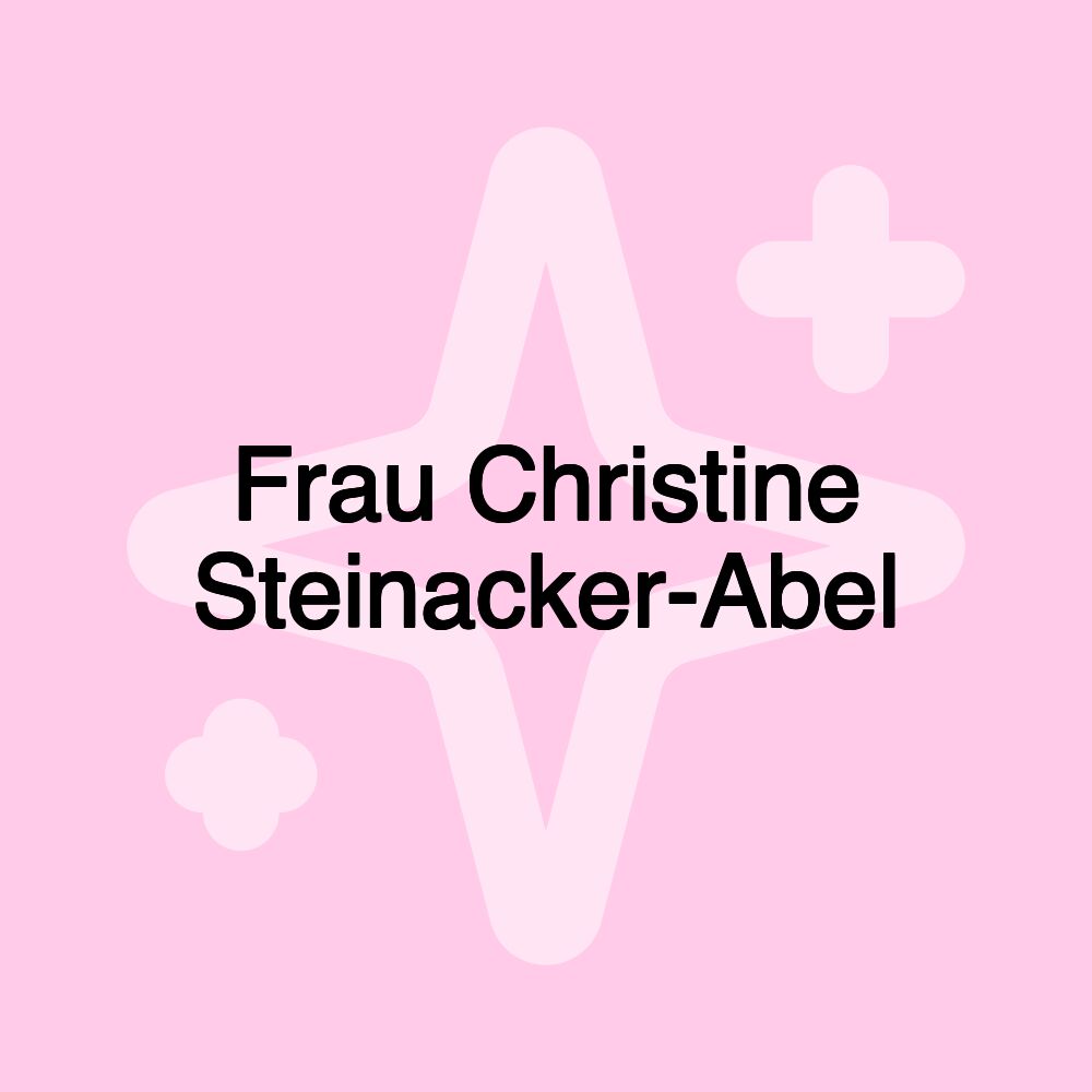 Frau Christine Steinacker-Abel