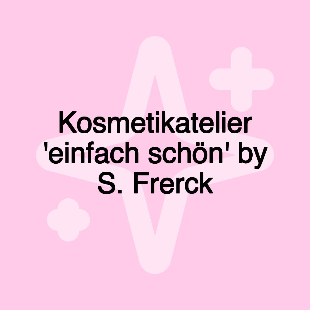 Kosmetikatelier 'einfach schön' by S. Frerck