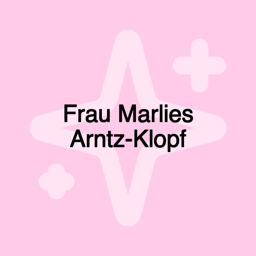 Frau Marlies Arntz-Klopf