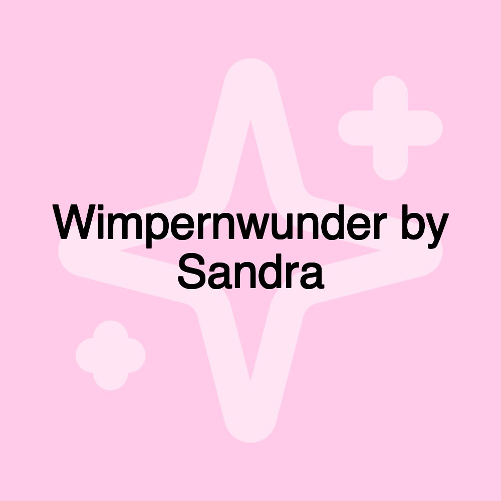 Wimpernwunder by Sandra