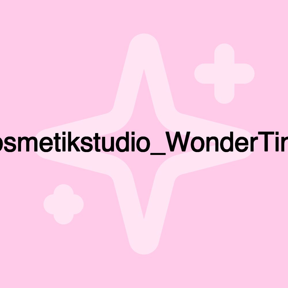 Kosmetikstudio_WonderTime