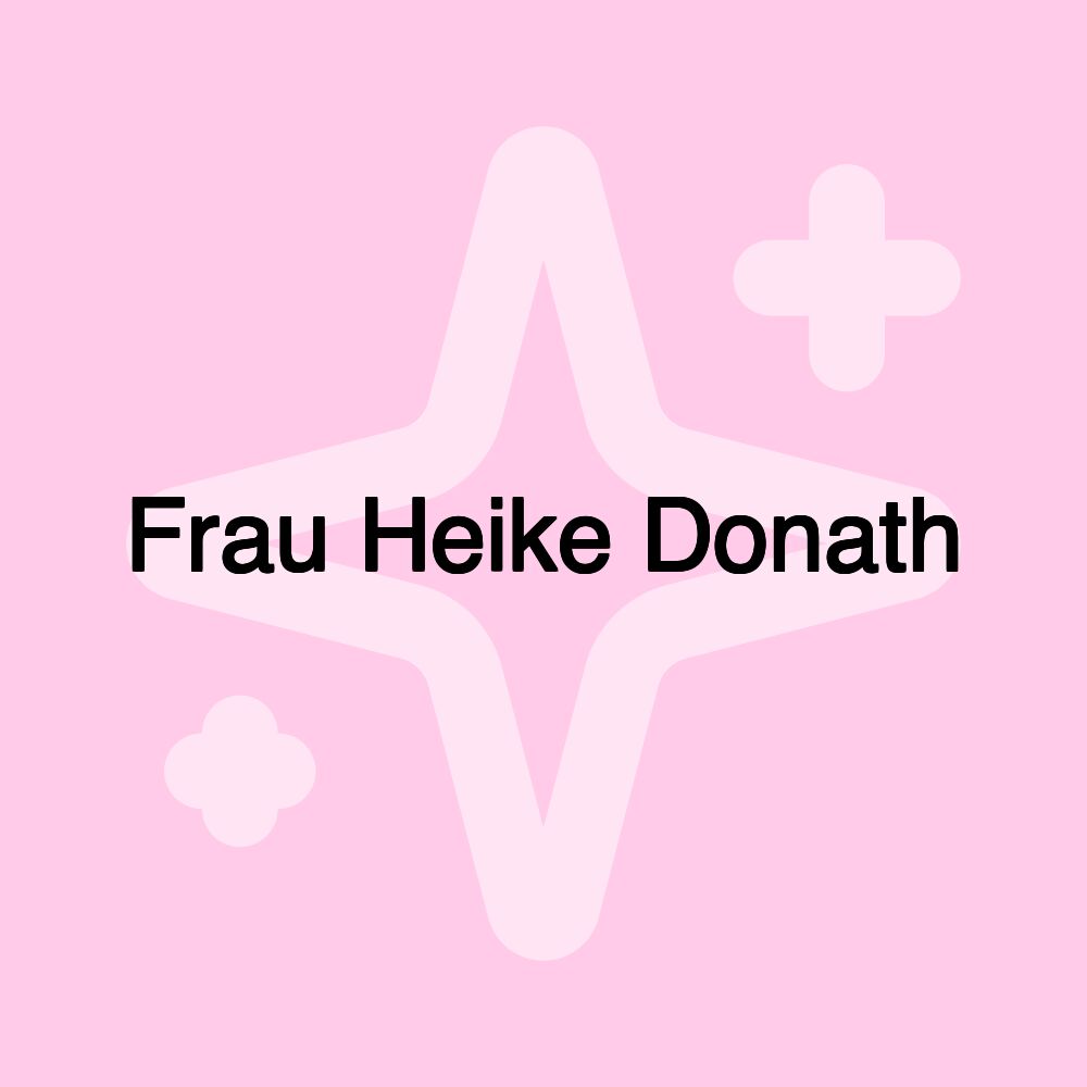 Frau Heike Donath