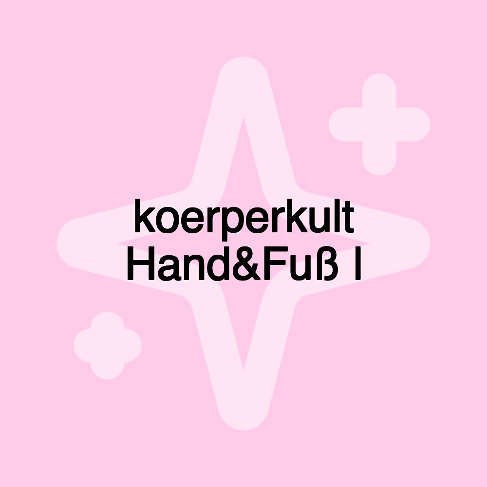 koerperkult Hand&Fuß l