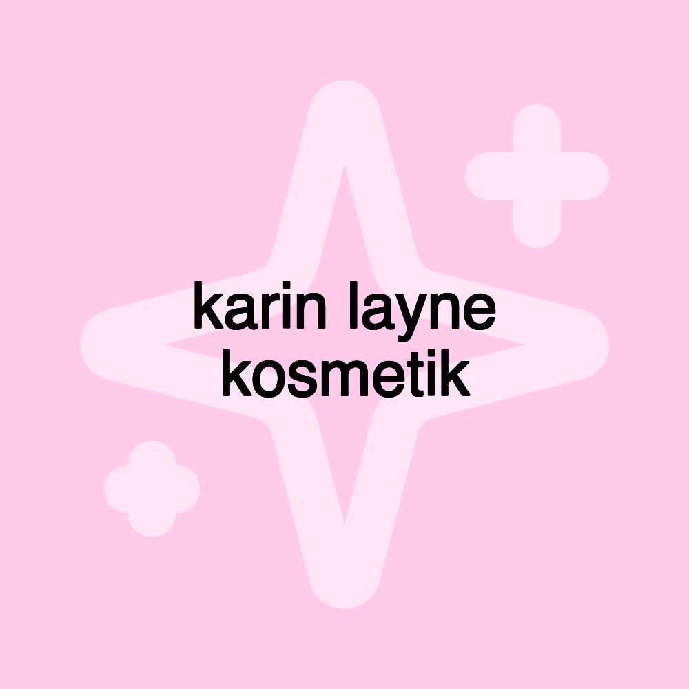 karin layne kosmetik