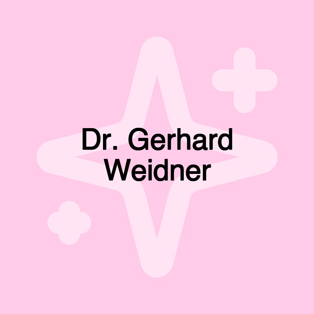 Dr. Gerhard Weidner