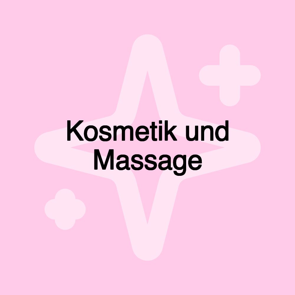 Kosmetik und Massage