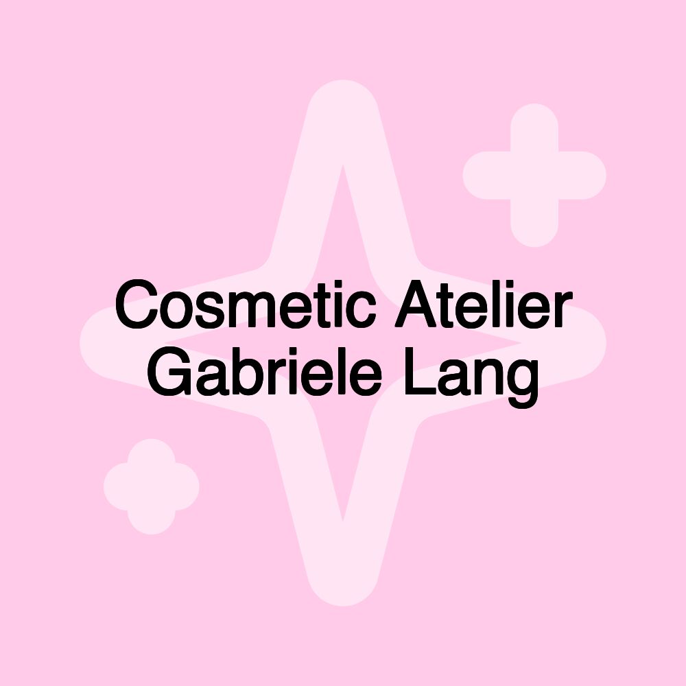 Cosmetic Atelier Gabriele Lang