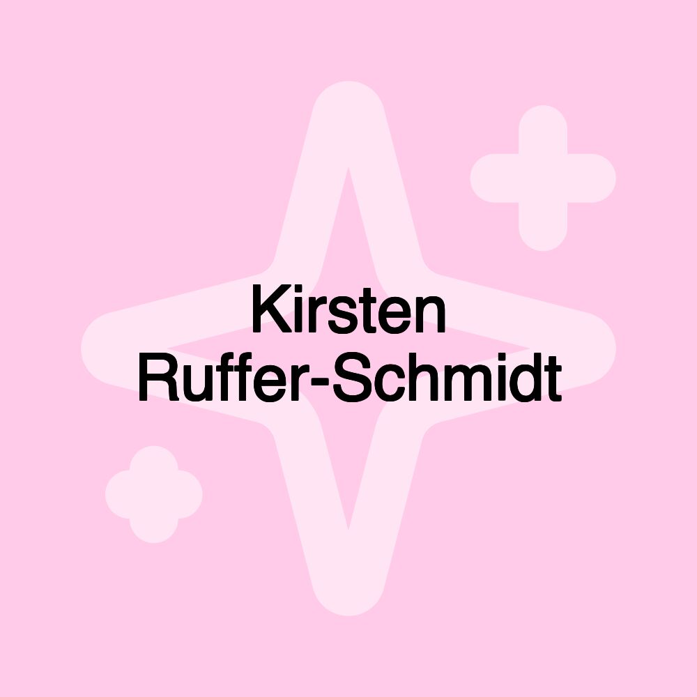 Kirsten Ruffer-Schmidt