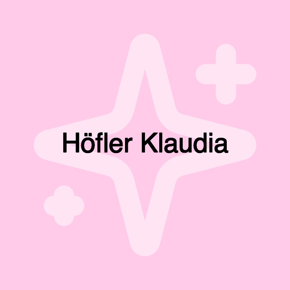 Höfler Klaudia